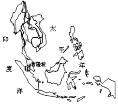 [題目]下圖為亞洲及兩個半島略圖.讀圖完成下列問題.(1)亞洲東部瀕臨 洋.面積位居世界第 位.(2)a 半島有世界上儲量最大的 資源.該資源主要分布在 及其沿岸地區.部分資源通過紅海. 運河.地中海運往歐洲西部.(3)b 半島上山河分布特征是 . .半島上的河流為城市發展提供的有利條件之一是 .(4)據圖推測 a.b 半島氣候的共同特征是 .推測依題目和參考答案
